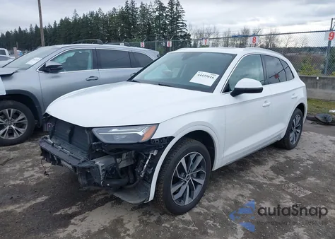 2021 Audi Q5 Premium Plus 45 Tfsi Quattro S Tronic z USA, uszkodzony, nr VIN WA1BAAFY9M2021507
